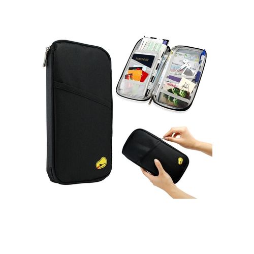 Travel-Wallet-for-Passport-Black