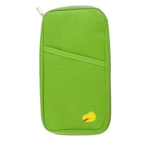 Travel-Wallet-for-Passport-Parrot-Green