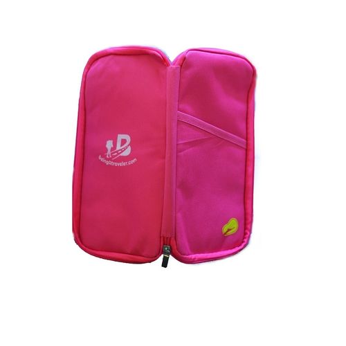 Travel-Wallet-for-Passport-Pink