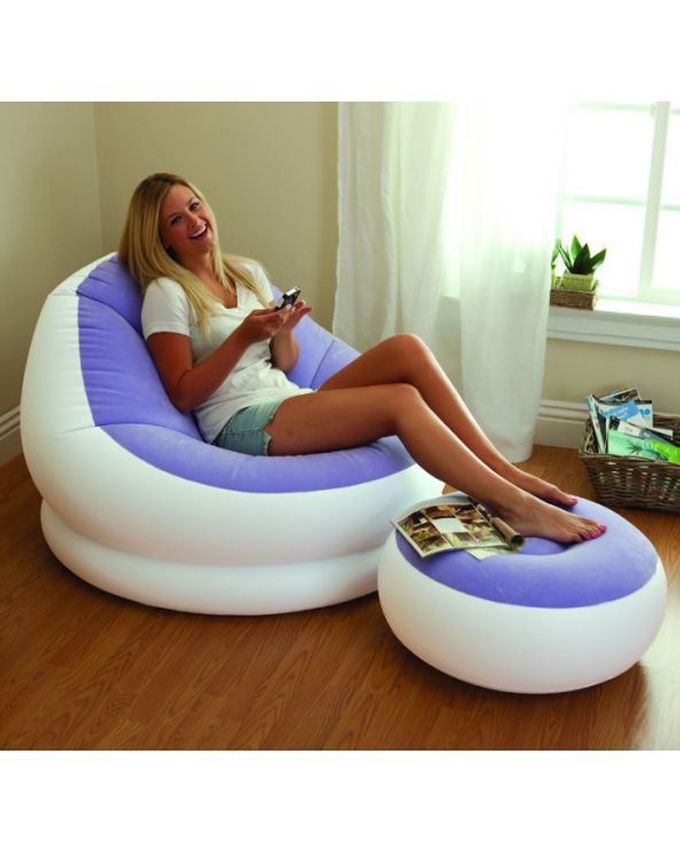 Intex-Inflatable-Cafe-Chaise-Chair-With-Optional-Pump
