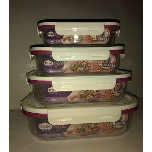 Pack-of-5-Square-Shape-Storage-Containers-Purple