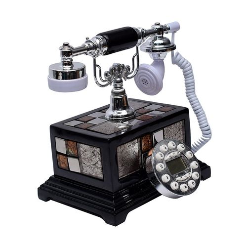 Elegant-Classical-Harmonious-Antique-Telephone-Set-Black