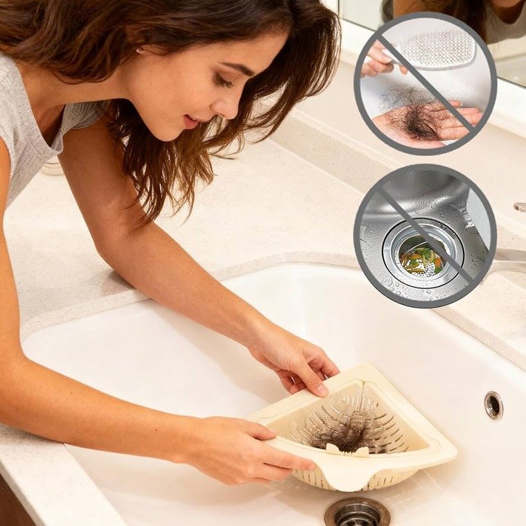 magnetic-corner-sink-drain-basket