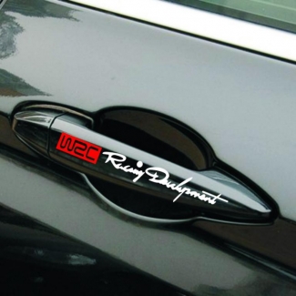 4pcs/set WRC Racing Door Handle Stickers ATS-0191