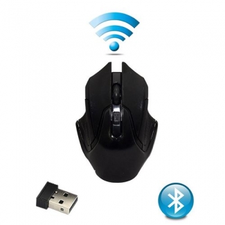 Jx 2-4 Ghz Optical Wireless Mouse - Black