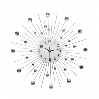 Diamante Spiral Wall Clock Planets Shape