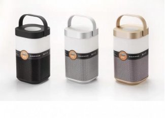 B 15 - Rock Bluetooth Speaker With Multi Light - Black