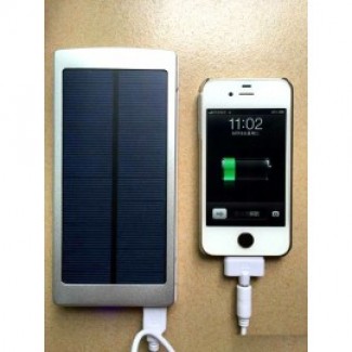 10000 MAH Portable Dual USB External Solar Power Bank