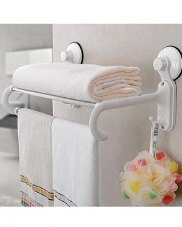 Towel Shelf Magic Suction Cup - White
