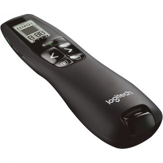 Logitech Laser Presenter Remote with LCD Display - Black