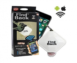 Magic Finder Anti-Lost Key Chain By Find Back - White