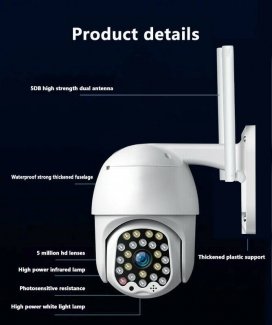 WIFI Outdoor HD Wireless  Waterproof PTZ IP Security Camera