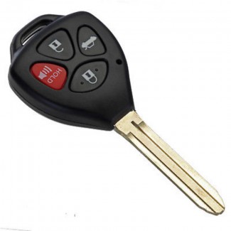 4 Button Key Shell Case For Toyota Altis