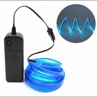  15ft EL Wire LED Strip Glow String Light For Car Decoration