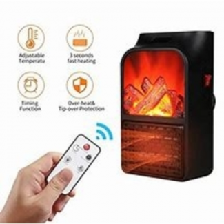 900 W room electric flame heater 