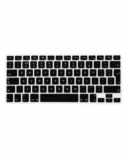 Macbook Pro 13 Inch Color Key Skin L-Shape (EURO) - Black