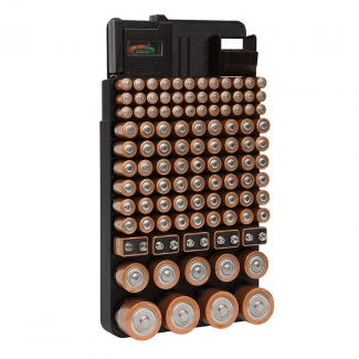Battery Storage Organizer Case and Battery Tester