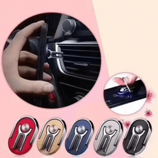 3 in 1 Cell Phone Ring Holder Car Mount