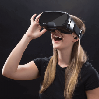 Tzumi Dream Vision Virtual Reality Headset with Retractable Earbuds