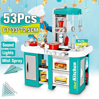 Large Size Kitchen Play Set Pretend Play Toy Cooking Set 