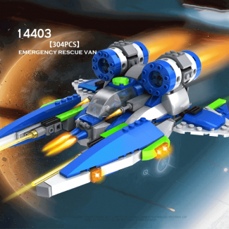 COGO Space Rescue Ship Star War Building Blocks 