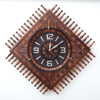 WOODEN CLOCK 18 INCH