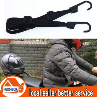Retractable Luggage Helmet Elastic Strap with 2 hooks-pack of 2
