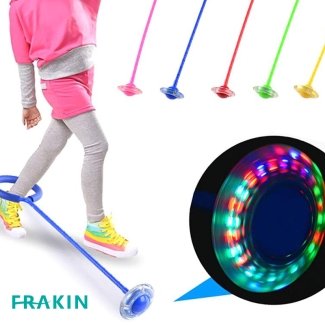 Flashing Jumping Ring Children Colorful Ankle Skip Jump Rod
