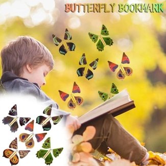 Pack Of 6- Stress Relief Flying Butterfly Novelty Magic Toy 