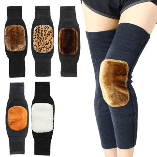 2pcs Cashmere Knee Pads Winter Warm Men women