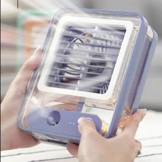 Portable Air Cooler Desktop Fan Humidification Spray Fan Usb