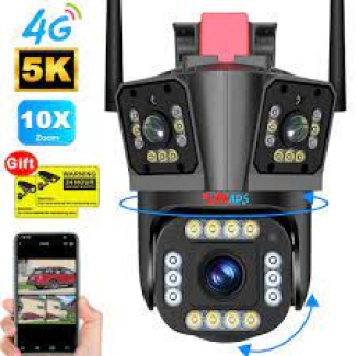 SPEED-X PTZ WIFI OUTDOOR SECURITY night vision camera with 3 lens